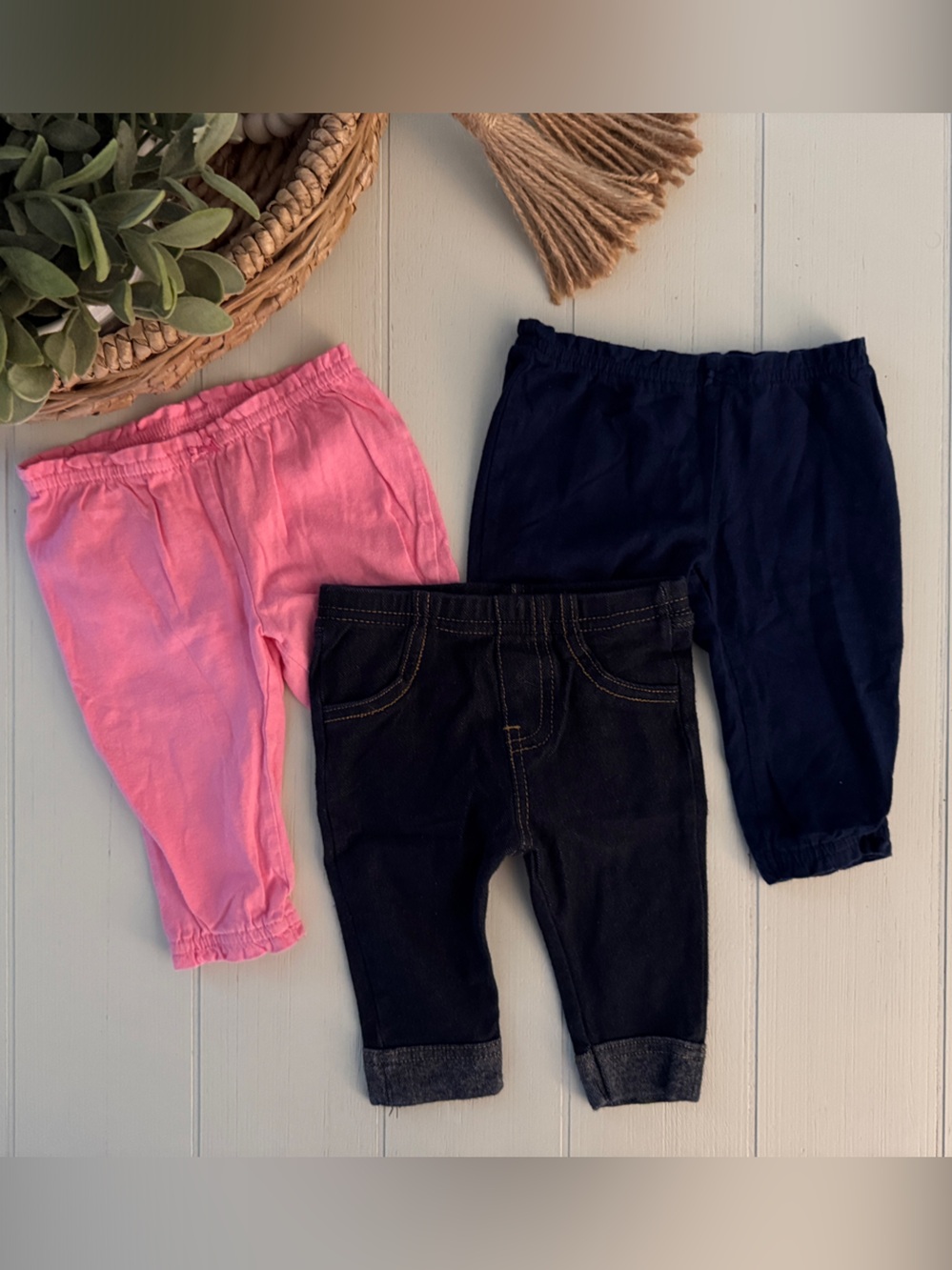 Baby Girl 3-Pack Bottoms Set